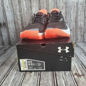 Under Armour Unisex UA Spawn 5 Orange Gray Basketball Shoes Mens 13 Women's 14.5